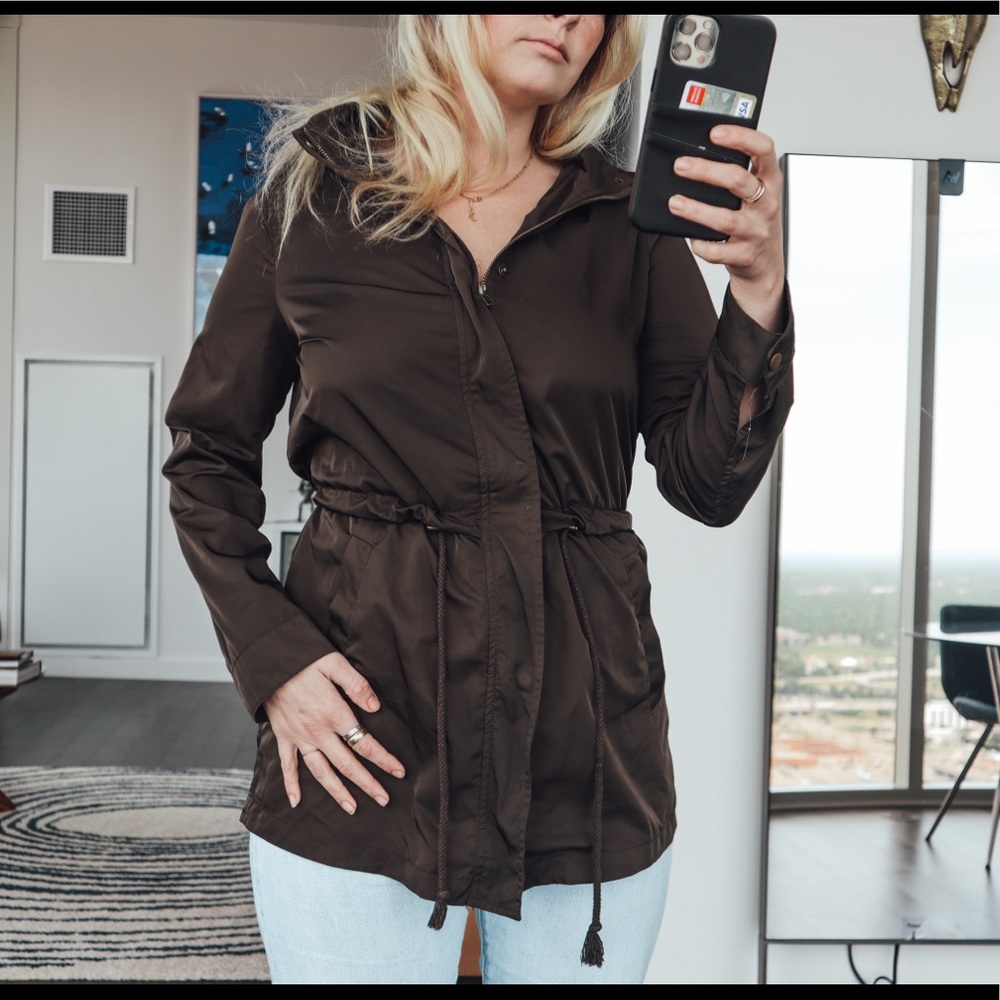 Forever 21 Long Rain Jacket